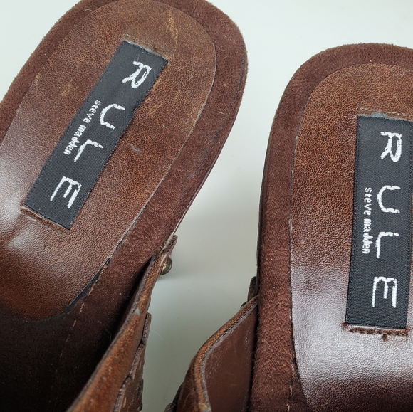 RULE Steve Madden, brown heel plataform - Picture 9 of 12